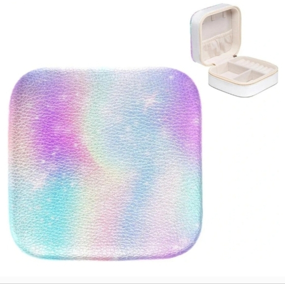 Accessories - Iridescent Pastel Jewelry Travel Case